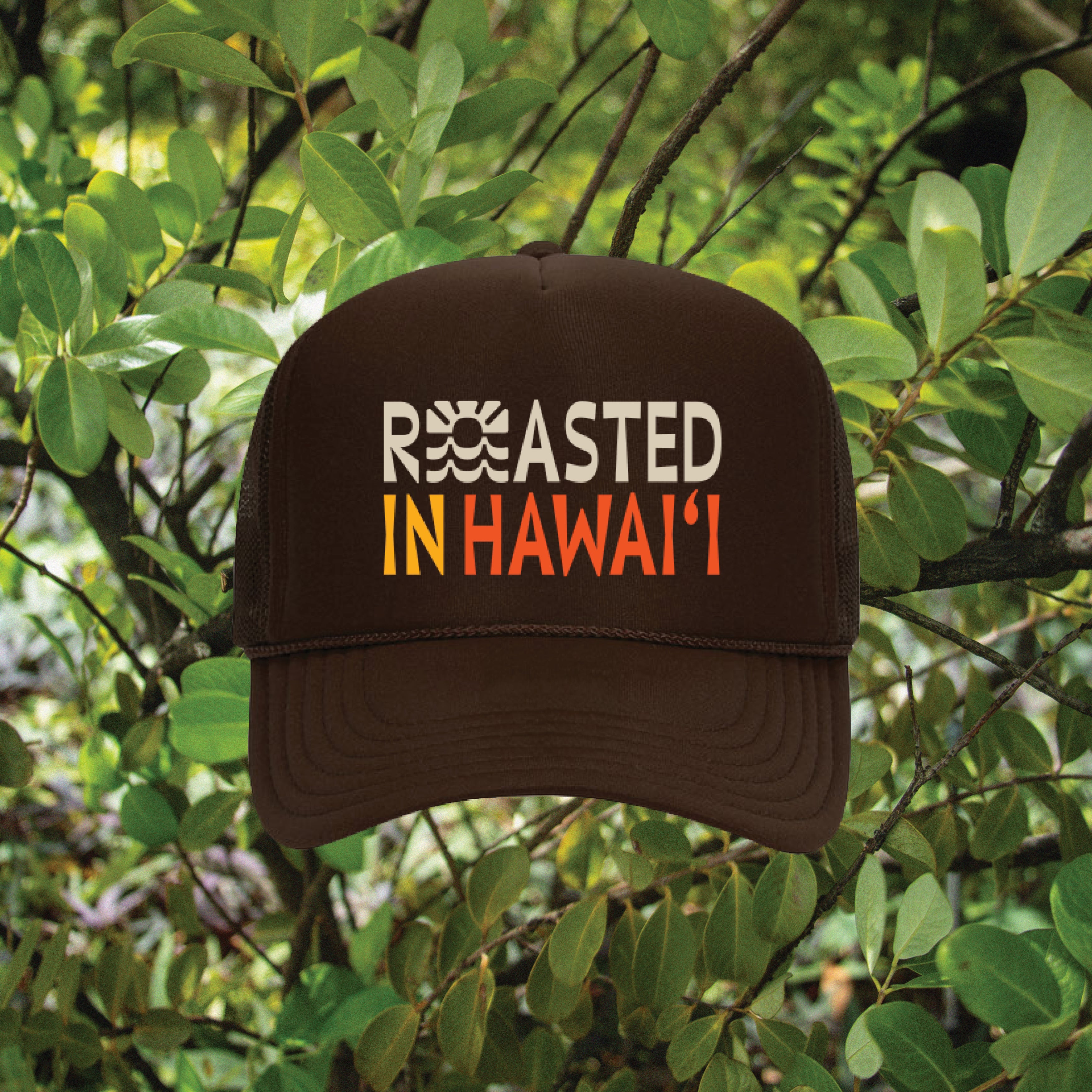 Roasted in Hawaii Trucker - Brown